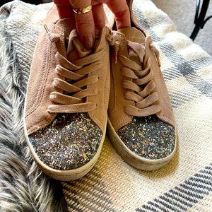 Dolce Vita Suede and glitter sneaks